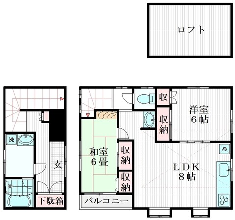 清瀬ハウスの物件間取画像